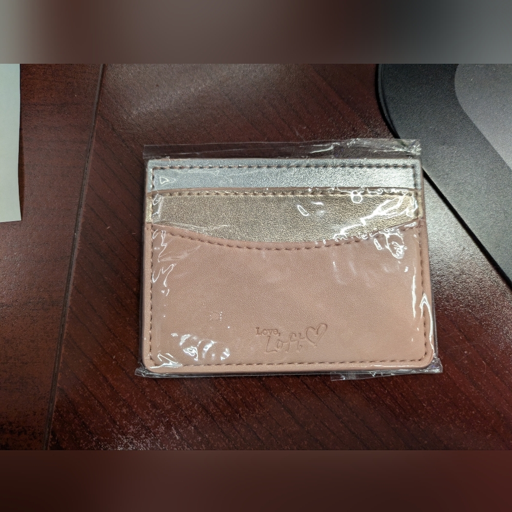 Blush Pink Slim Card Wallet